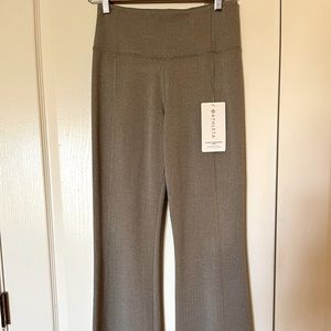 Athleta Delancey Herringbone Flare Pant XS Brand New with Tag